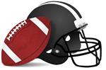 Football and Helmet 